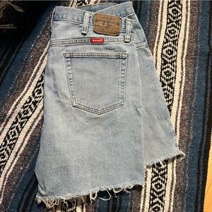 Wrangler Denim Cut Off Jean Shorts